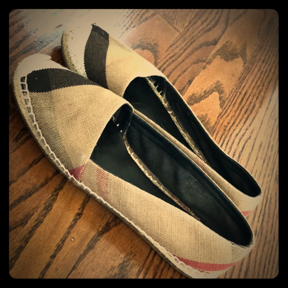 Burberry espadrille very good condition